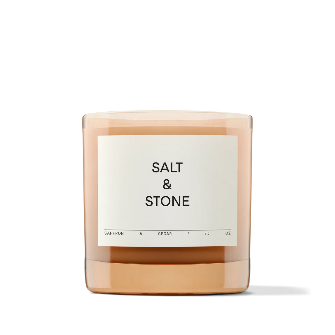 Salt&Stone Candle Saffron & Cedar